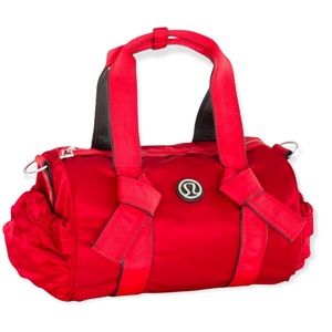 Red Lululemon Mini Duffle Bag